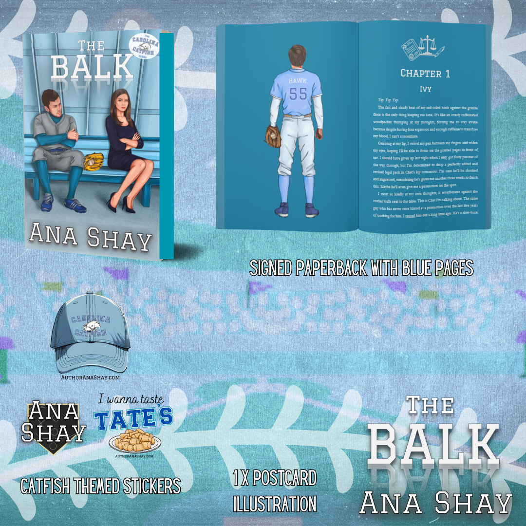 The Balk (Carolina Catfish Book 2) Blue page Paperback - SIGNED
