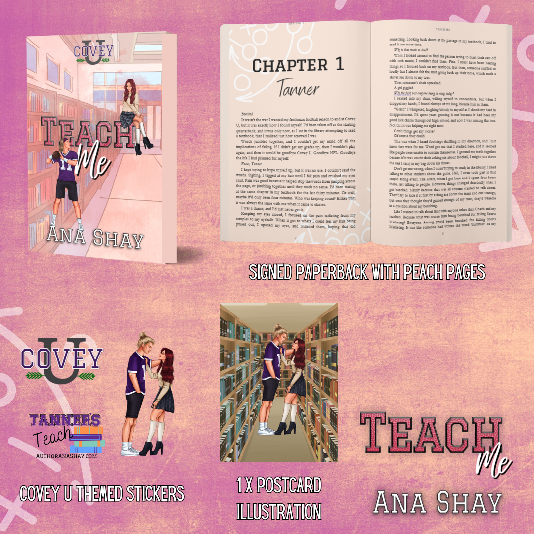 Teach Me (Covey U Book 4) Paperback - SIGNED