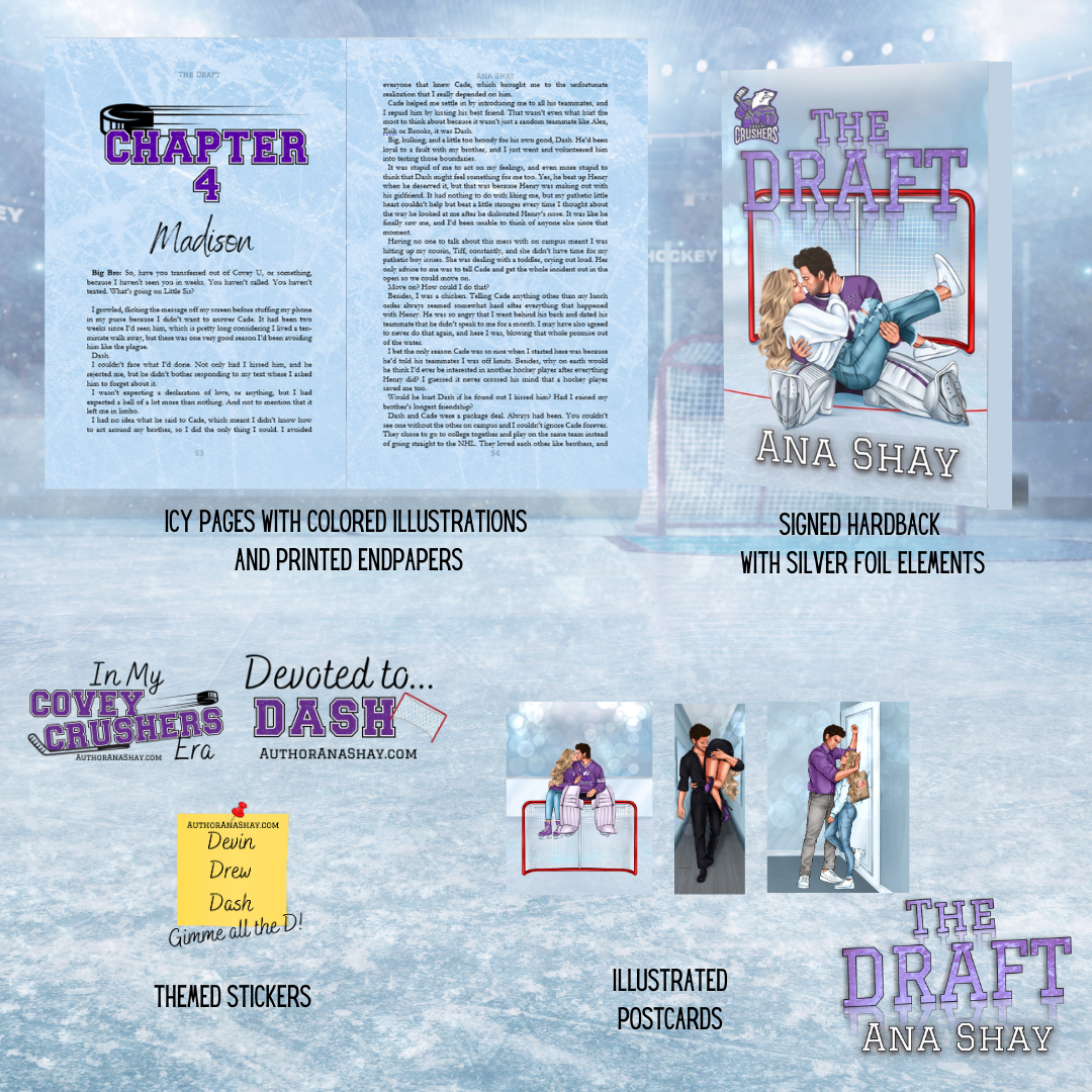 The Draft (Covey Crushers #1) Icy Page Paperback- SIGNED