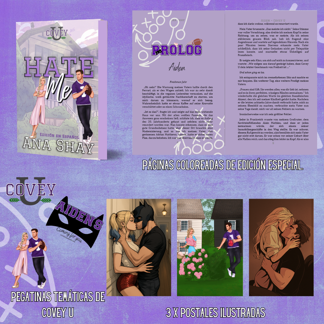 Hate Me: Edición en Español Edición especial (Covey U - Edición en Español nº 3) - copia firmada
