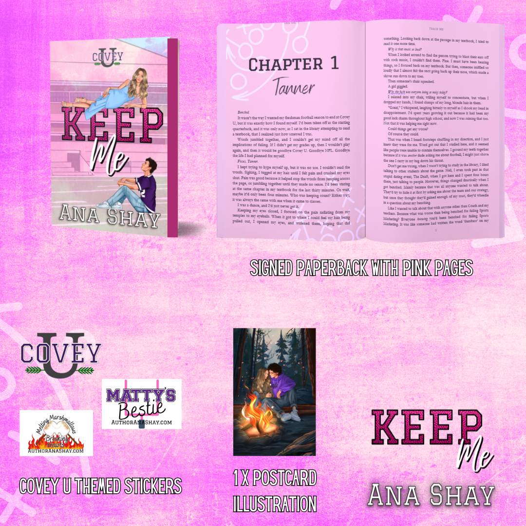 Illustrated Name Keep Me (Covey U 5) - Paperback SIGNED