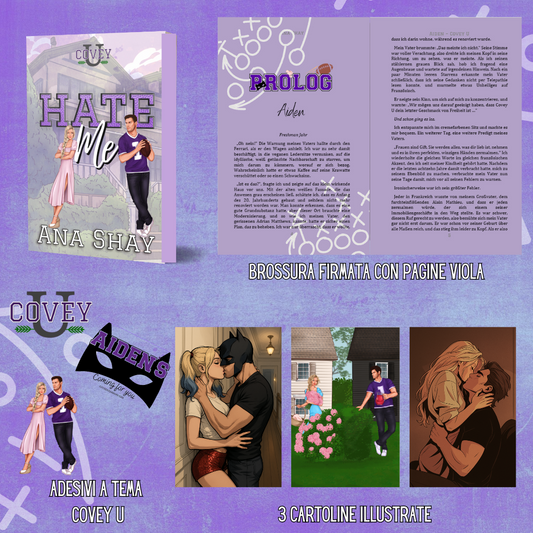 Hate Me: Traduzione Italiana edizione speciale (Covey U Libro 3) - Firmata