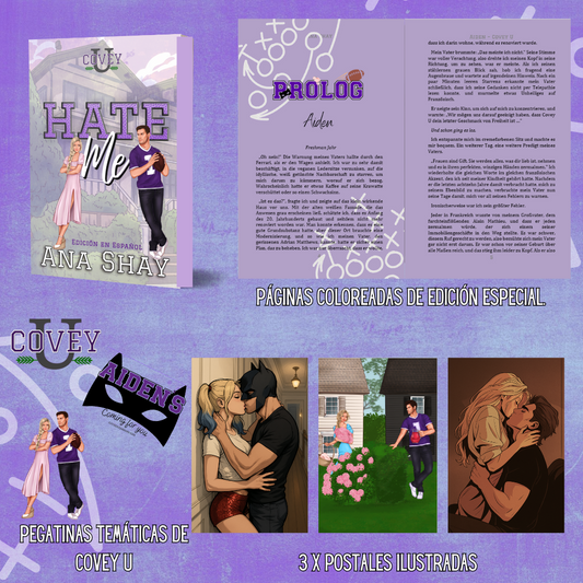 Hate Me: Edición en Español  Edición especial (Covey U - Edición en Español nº 3) - copia firmada