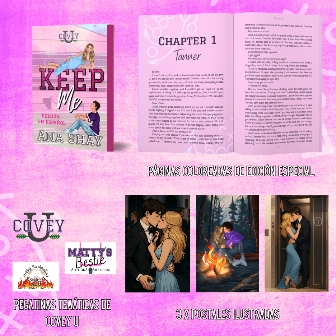 Keep Me: Edición en Español (Covey U - Edición en Español nº 5) - copia firmada