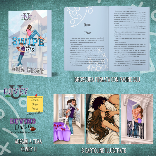 Swipe Me: Traduzione Italiana edizione speciale (Covey U Libro 1) - Firmata